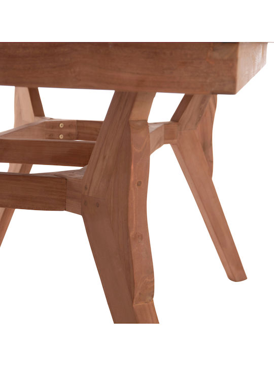 Wonder Tisch Speisesaal aus Massivholz Natural 180x91x75cm