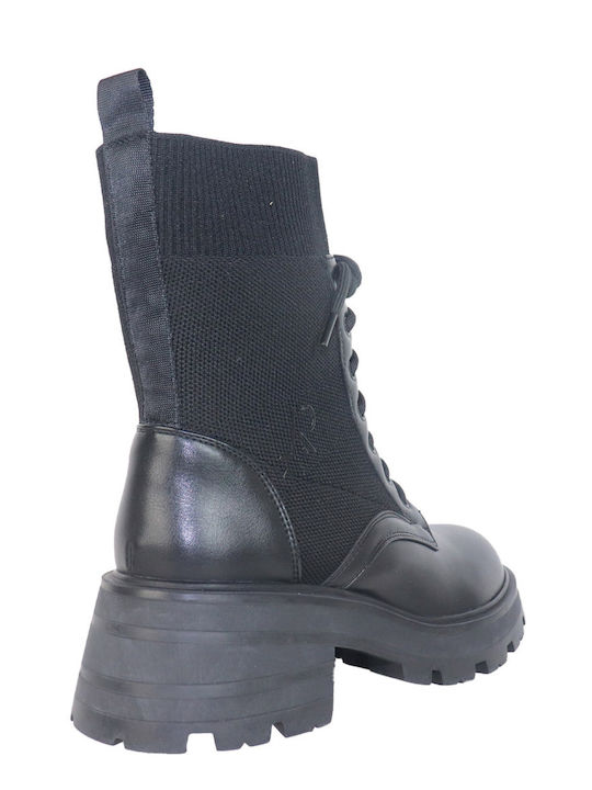 Stiefeletten Damen Schwarz