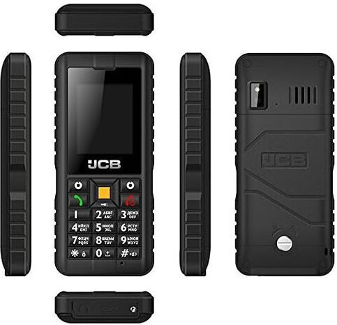 JCB Tradesman 2F Dual SIM Ανθεκτικό Κινητό με Κουμπιά Μαύρο