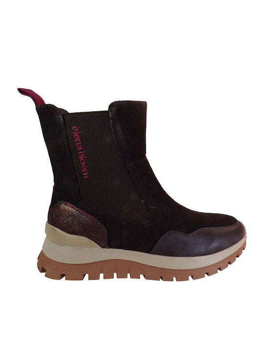 Stiefeletten Damen Braun