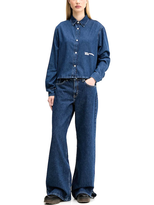 Damenjeans in Entspannter Passform Blue A3W101291CM