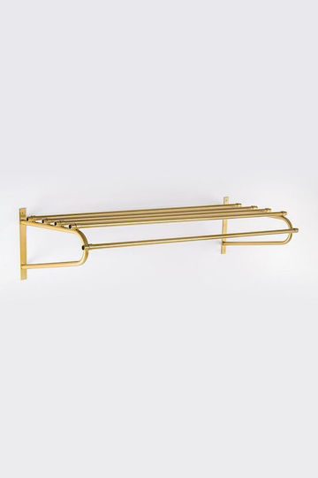 Goldene Metallische Wanddekoration Eros 100x28cm Skandinavisch