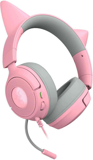Razer Kraken Kitty V3 X Надушници Геймърски слушалки с връзка 3,5 мм Кварц за Nintendo Switch / Nintendo Switch 2 / PC / PS5 / XBOX