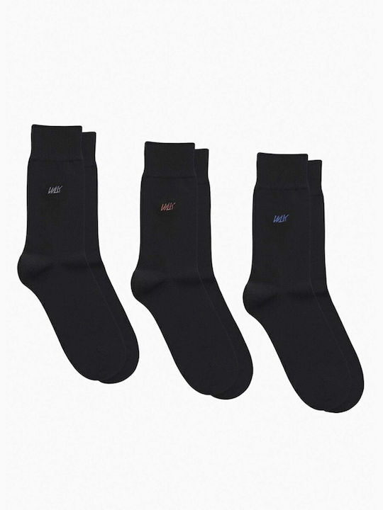 Walk Bamboo Herren Socken Schwarz 3Pack Walk Bamboo Herren Socken Schwarz 3Pack