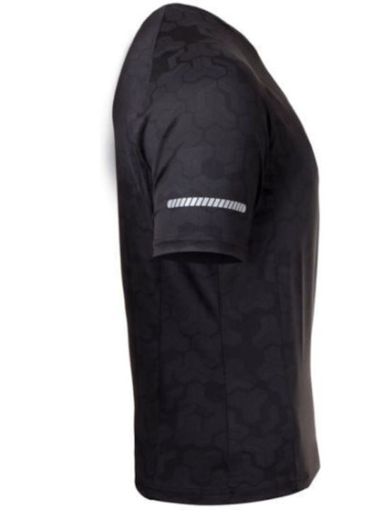 Short Sleeve Stenso Revolt Cool-Dry Black Work Shirt