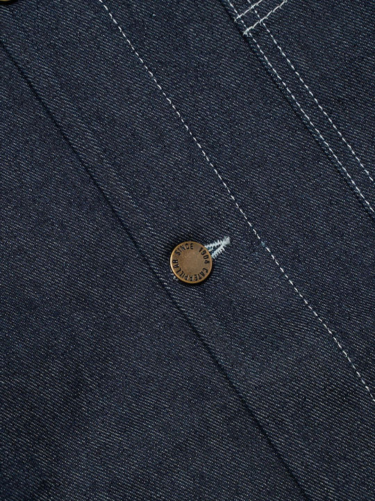 Langärmeliges Overshirt Raw Umwashed