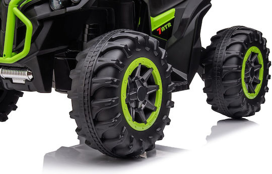 Παιδική Γουρούνα Buggy Basket Ηλεκτροκίνητη 12 Volt Πράσινη