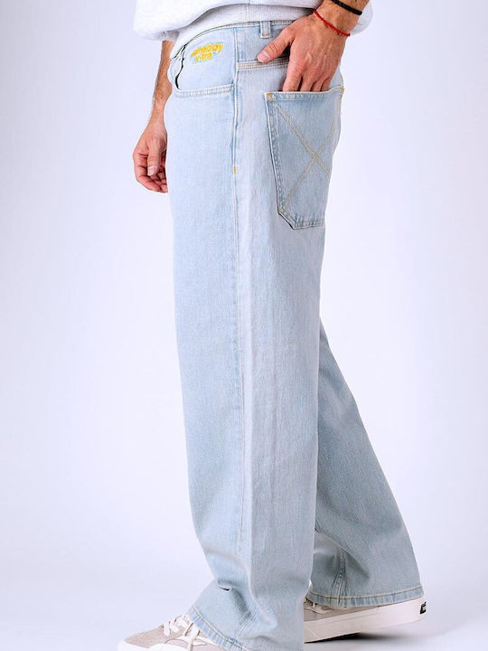 X-tra Herren Jeanshose mit Entspannt Baggy Anwendung Blau