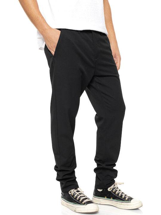 Trousers Chino Elastic Black