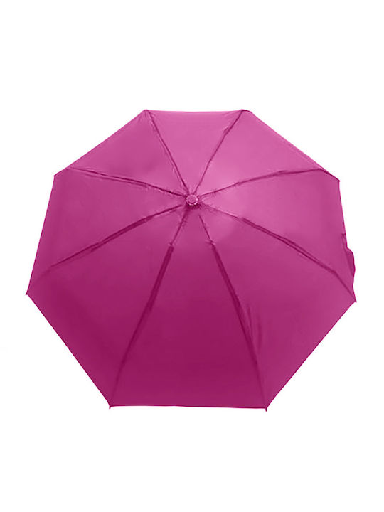 Rain Winddicht Regenschirm Kompakt Fuchsie