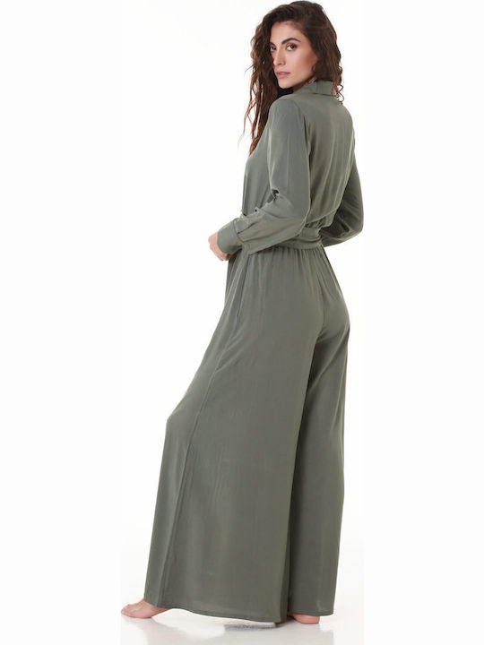 Women's Long-sleeved One-piece Suit Black