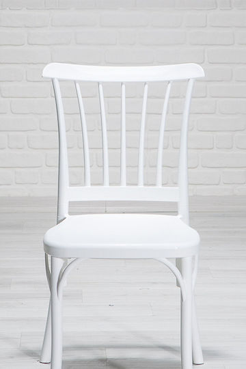 SteweHome Esszimmermöbel-Set Mit Holzoberfläche Und Kunststoffrahmen 4 Klassische Stühle 90x75x90cm