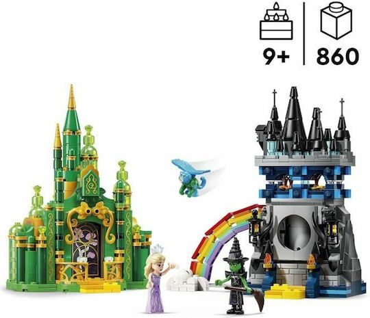 LEGO Wicked Emerald City и Kiamo Ko Castle за 9+ Години 860 Бройки