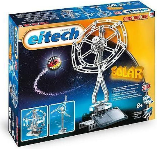 Eitech Metal Construction Toy with Photovoltaic Panel C78 for Children 8+ years old+ Years