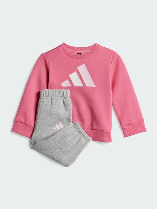 Детски Комплект Анцуг С Блуза Pink Fusion/Clear Pink/White 2 Бройки Essentials
