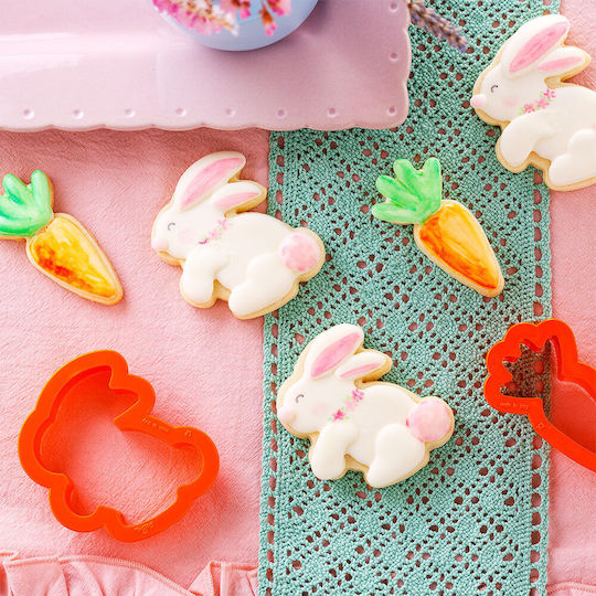Decora Plastic Animal-Shaped Cookie Cutter 2pcs
