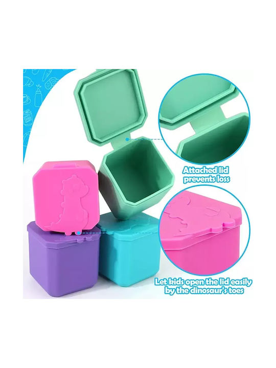 Cutie Din Silicon Pentru Sos Dino Violet
