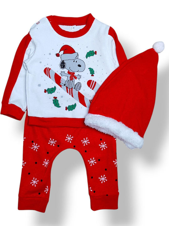 Babydom Kinder Schlafanzug Rot