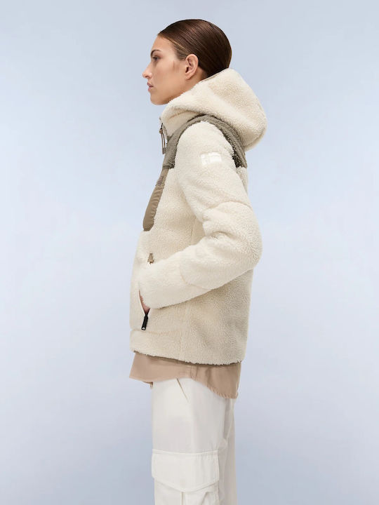 Yupik Og Women's Short Lifestyle Jacket for Winter Beige