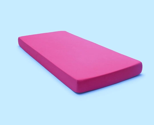 Kotonia Home Cearșaf King Size cu Elastic 180x200+20cm. Fuchsia