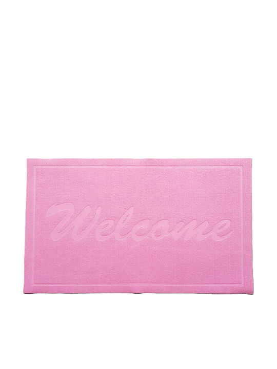 Kotonia Home Covor de Intrare Antiderapant Roz 75x45buc