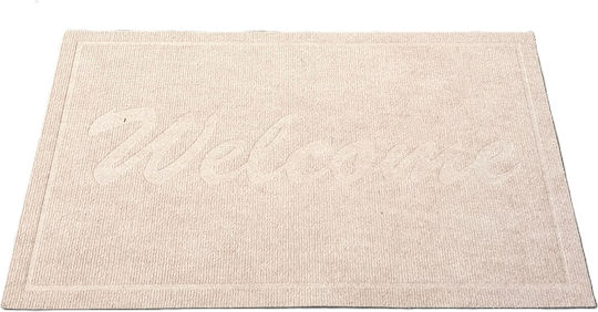Kotonia Home Fußmatte Rutschfest Beige 75x45cm