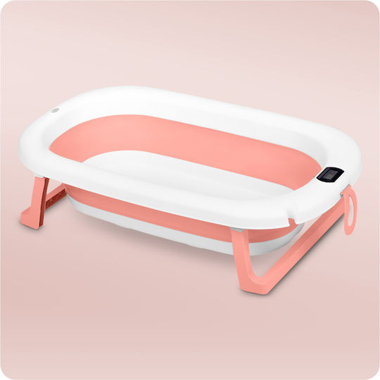 Ricokids Foldable Baby Bath with Thermometer White