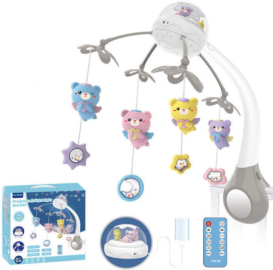 Lean Toys Mobile für Kinderbett mit Projektor für 0++ Monate
