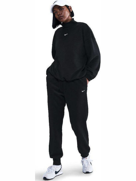 Sweatpants Jogger Fleece Black / Sail