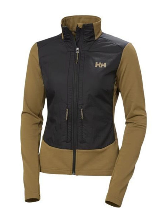 Hybrid Fleece Полар Дамска жилетка в Черен цвят