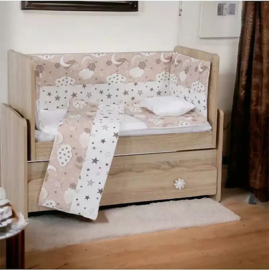 Set De Lenjerii Patut Bebe 7 Bucăți 50x100