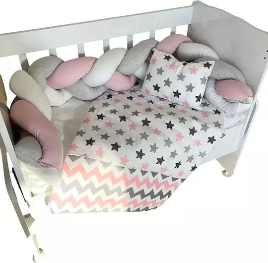 Set De Lenjerii Patut Bebe 7 Bucăți 50x100