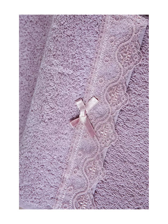Set of 6 Kitchen Towels Lace & Gipur 30x50 cm