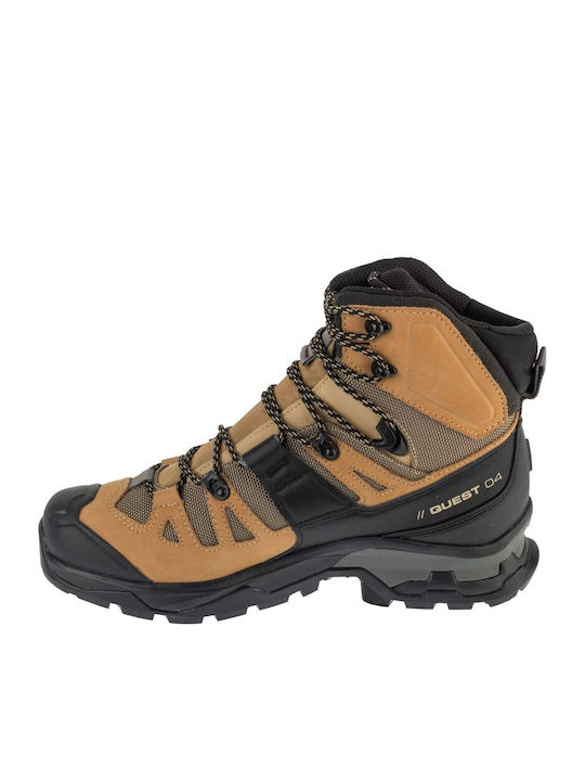 Salomon Quest 4 Men's Hiking Waterproof Boots With Gore-Tex Membrane Black
