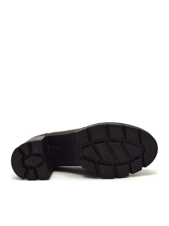 Leder Pumps Schwarz