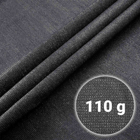 Plonos Δίχτυ Σκίασης Γκρι σε Ρολό 1.5x25m 110gr/m²