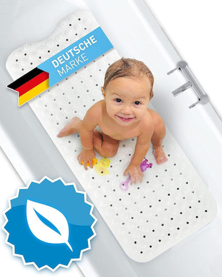 Antiderapant pentru cadă cu ventuze Alb 40x100εκ.