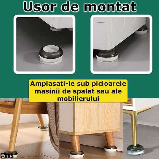 Tampoane anti-vibrații de Mașină de Spălat/Uscător din Plastic 4buc