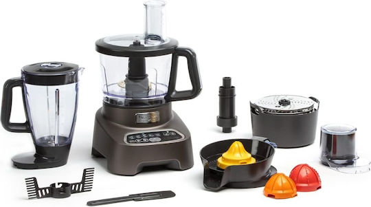 Moulinex Double Force Πολυμίξερ 1000W με Κάδο 3lt και Κανάτα Μπλέντερ