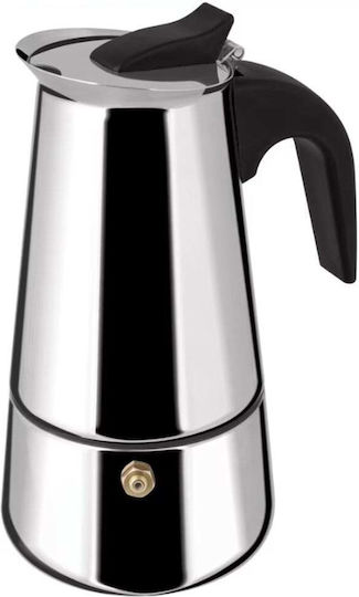 Ηλεκτρικό Μπρίκι Espresso 6cups Inox Ασημί