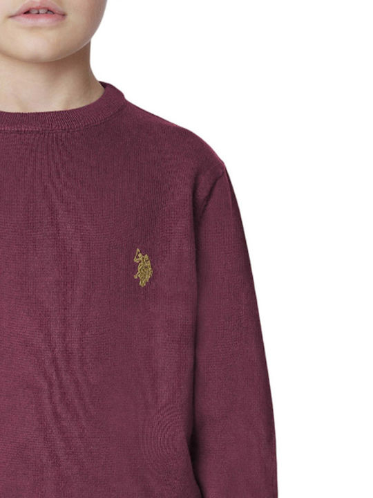 Pulover pentru copii Cu mânecă lungă Burgundy