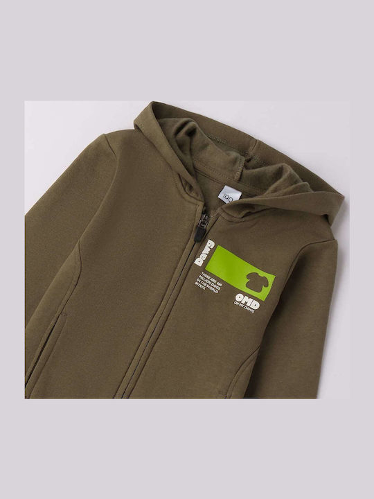 Kinder-Sweatshirtjacke Grün