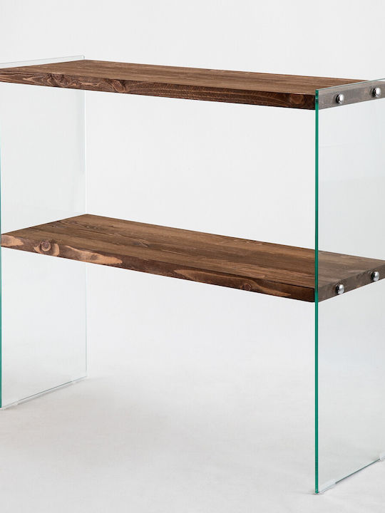 Venedik Konsole pine/transparent L80xB30xH80cm