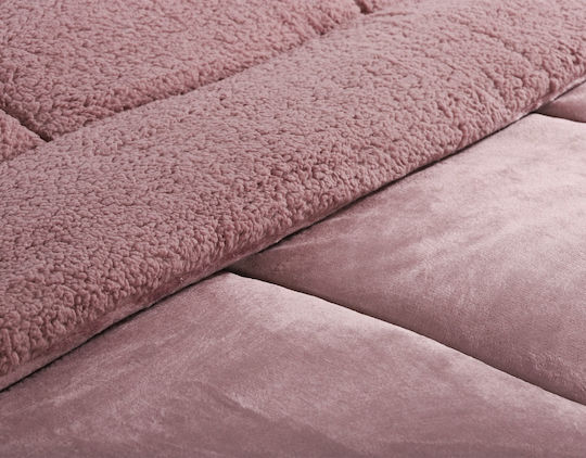 Silk Fashion Κουβερτοπάπλωμα Υπέρδιπλο 240x260εκ. Solid Rust Red 280 GSM