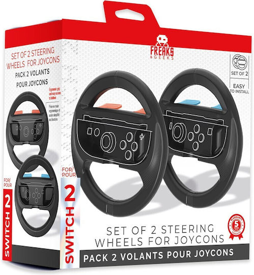 Trade Invaders Wheels Switch 2 Joy-con X2 Black Nintendo Switch 2