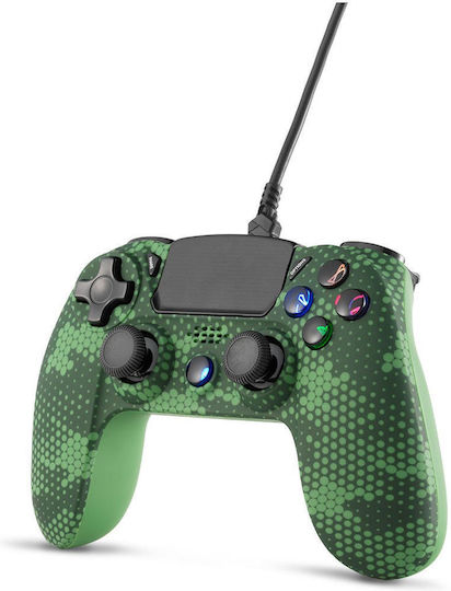 Spartan Gear Hoplite 2 Ενσύρματο Gamepad για PC / PS4 Green Camo