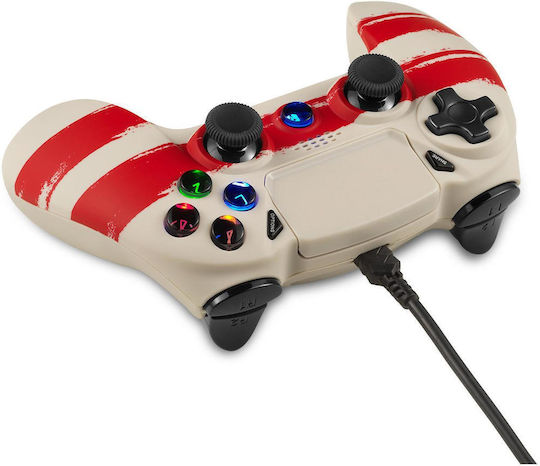 Spartan Gear Hoplite 2 Ενσύρματο Gamepad για PC / PS4 Redline