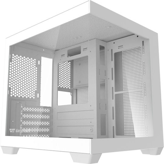 Darkflash Midi-Turm Computergehäuse Weiß