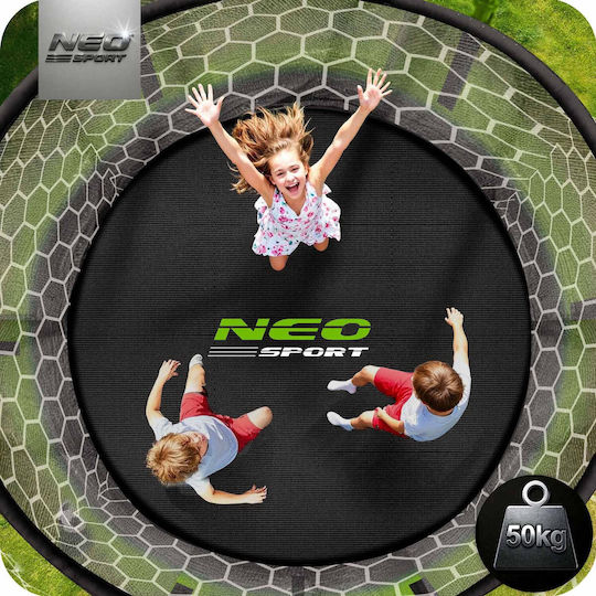 NEO Sport Trampolin Draußen Durchmesser 183cm mit Netz & Leiter