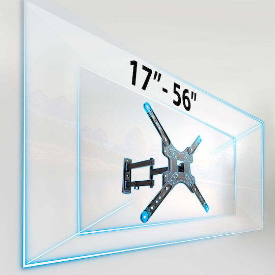 Humberg Wall TV Mount with Arm up to 56" and 30kg